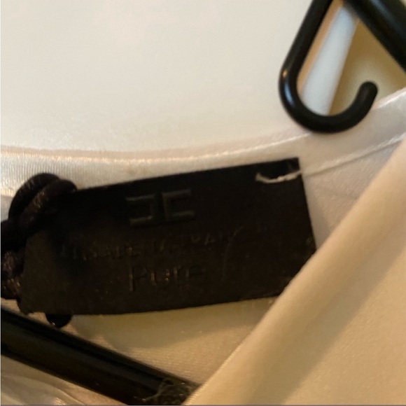 Elisabetta Franchi Pure Ivory Dress IT 42 - Picture 6 of 7